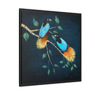 Birds of Paradise - Matte Canvas, Framed (Multi-color)