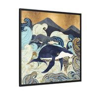 Bond IV - Matte Canvas, Framed (Multi-color)