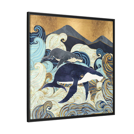 Bond IV - Matte Canvas, Framed (Multi-color)