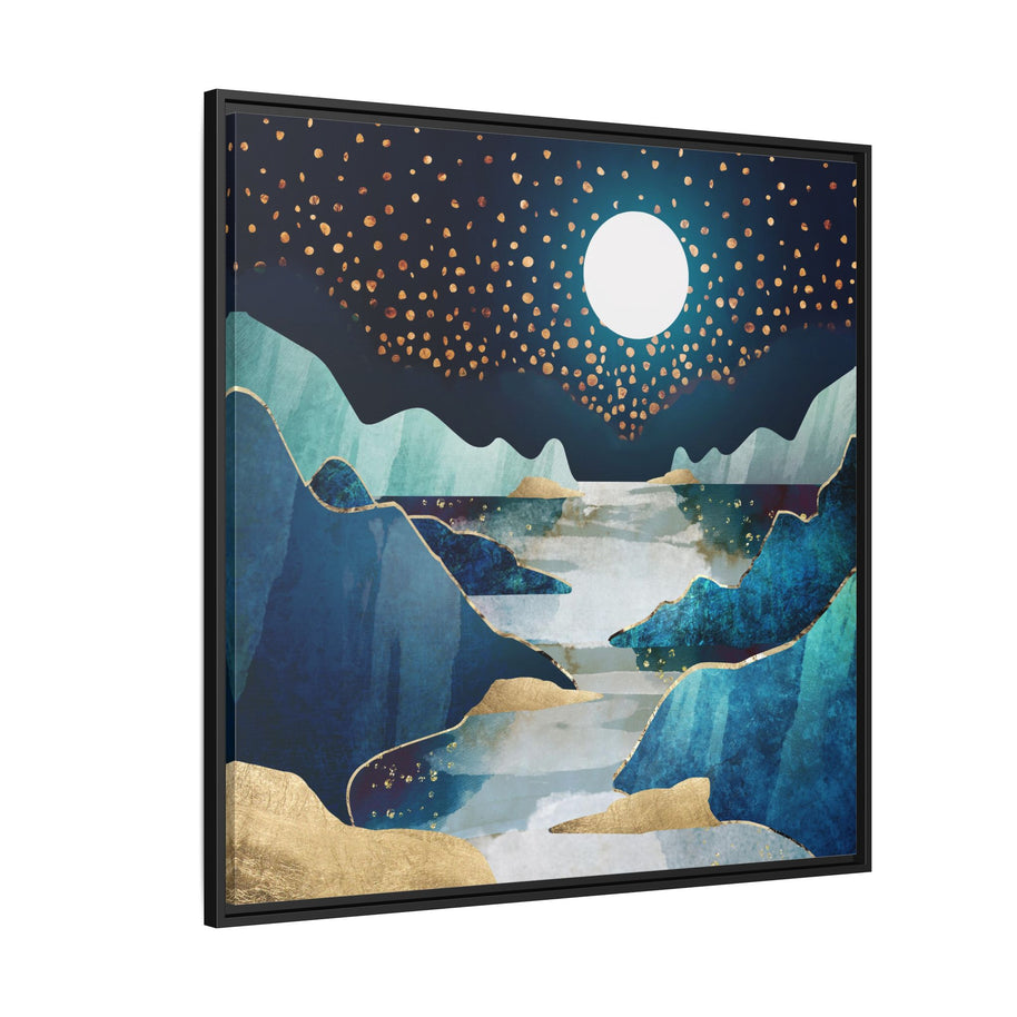 Moon Glow - Matte Canvas, Framed (Multi-color)