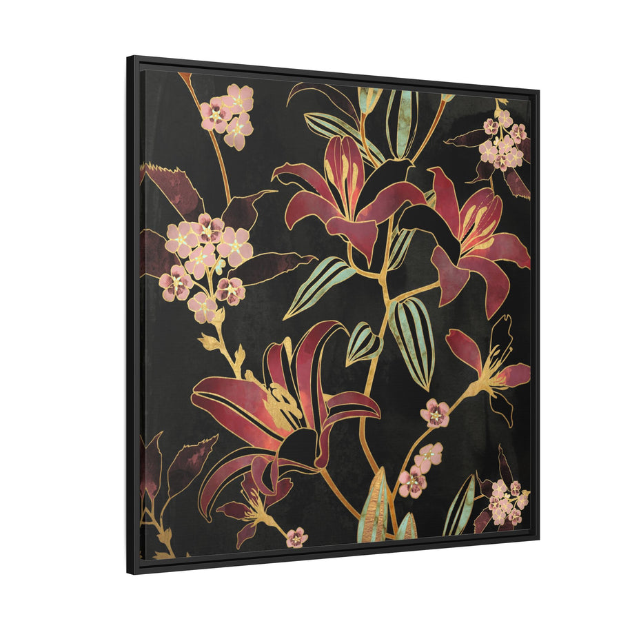 Lily - Matte Canvas, Framed (Multi-color)