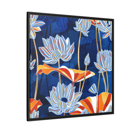 Bold Botanical - Matte Canvas, Framed (Multi-color)