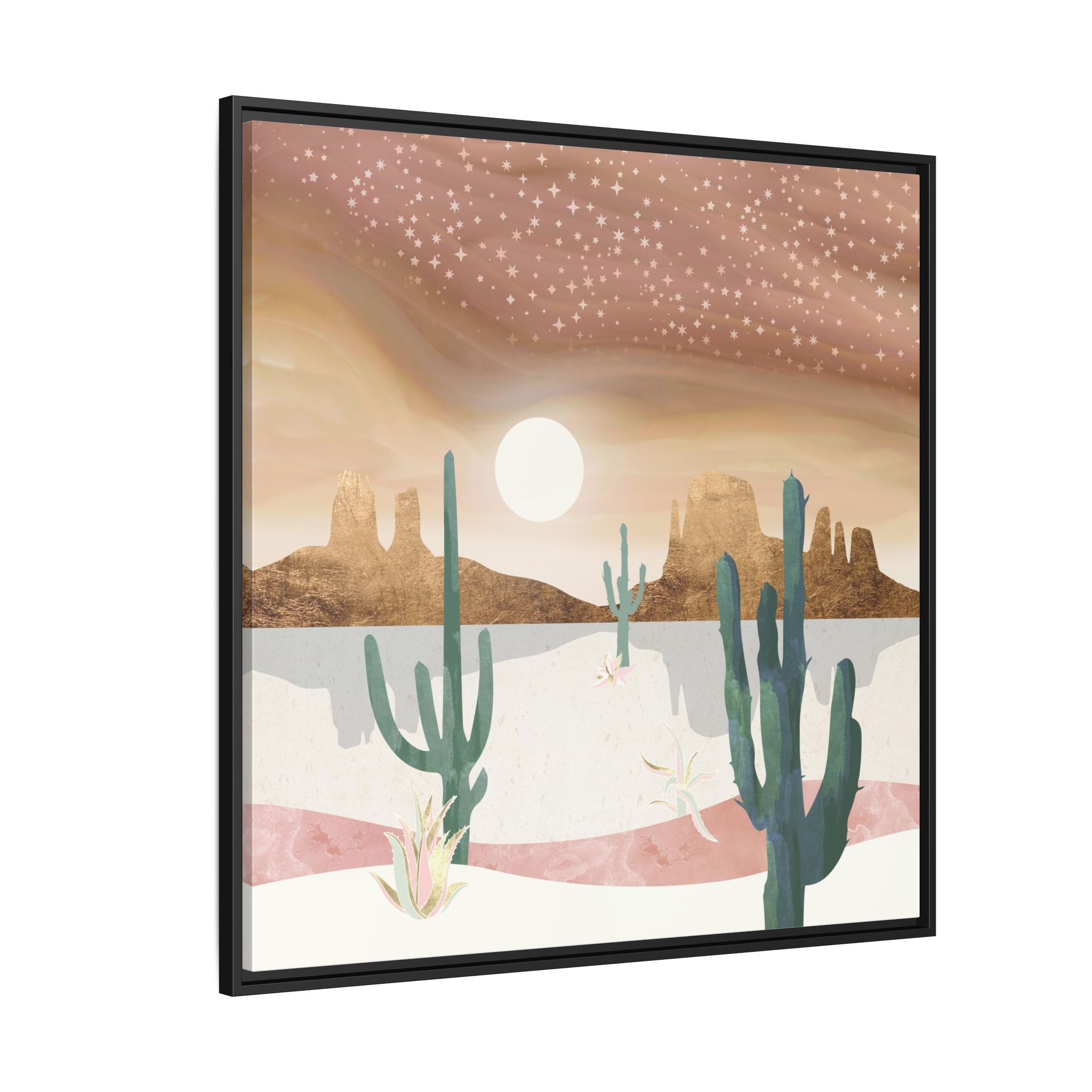 Honey Sky - Matte Canvas, Framed (Multi-color)