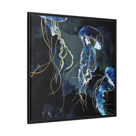 Metallic Ocean III - Matte Canvas, Framed (Multi-color)