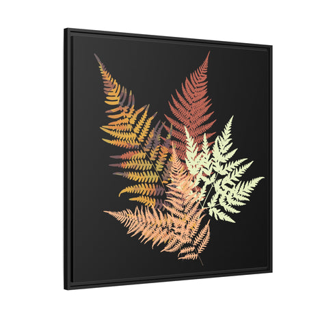 Autumn Fern - Matte Canvas, Framed (Multi-color)