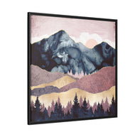 Mauve Vista - Matte Canvas, Framed (Multi-color)