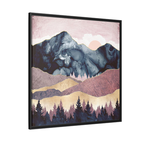 Mauve Vista - Matte Canvas, Framed (Multi-color)