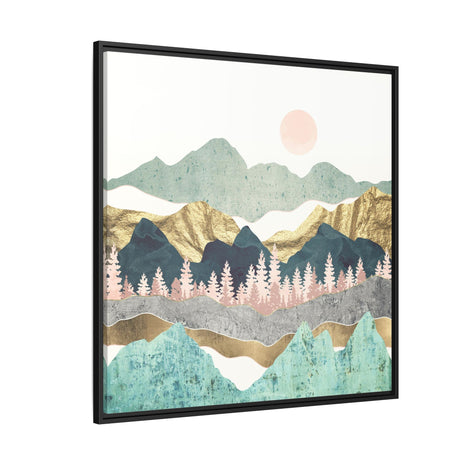 Summer Vista - Matte Canvas, Framed (Multi-color)