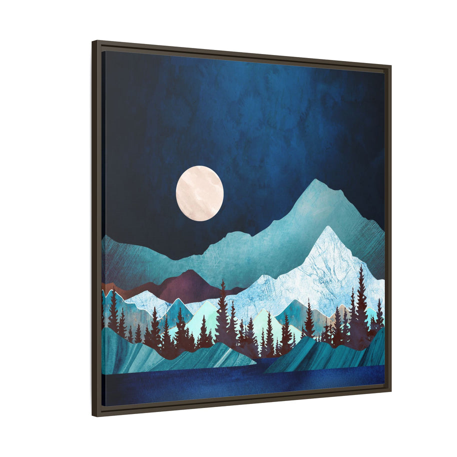 Moon Bay - Matte Canvas, Framed (Multi-color)