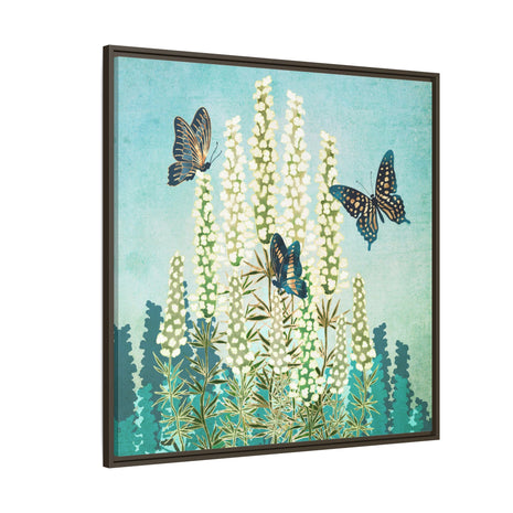 Butterfly Garden - Matte Canvas, Framed (Multi-color)
