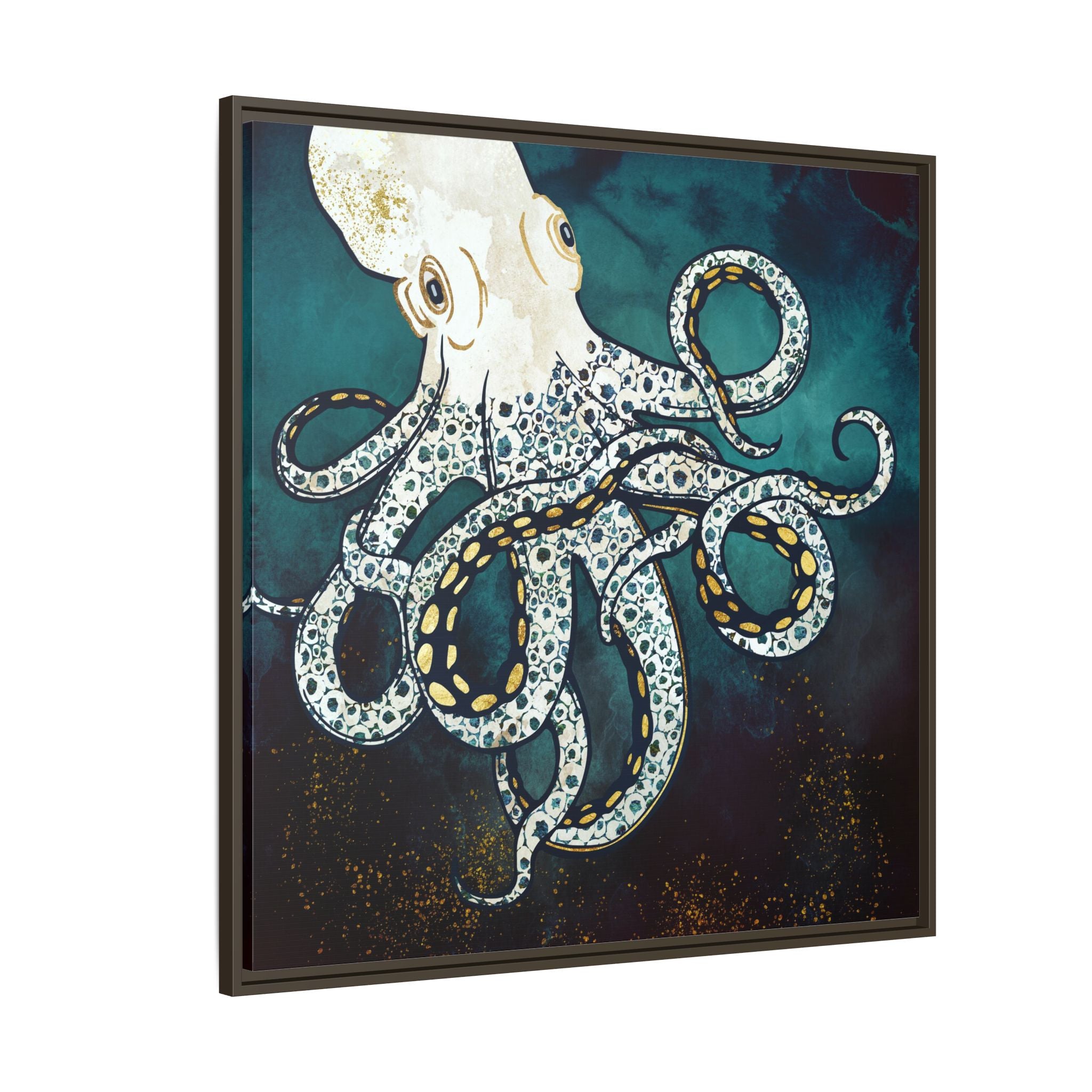 Underwater Dream VII - Matte Canvas, Framed (Multi-color)