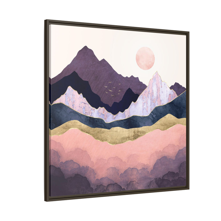 Mauve Mist - Matte Canvas, Framed (Multi-color)