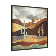 Patina Desert - Matte Canvas, Framed (Multi-color)