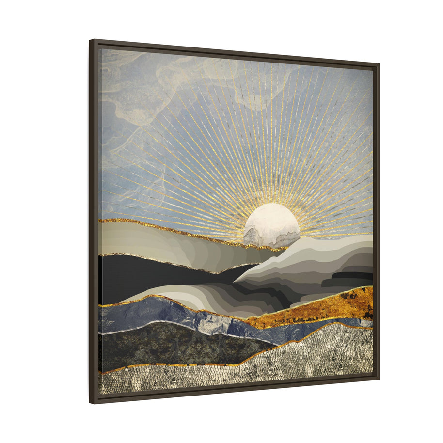 Morning Sun - Matte Canvas, Framed (Multi-color)