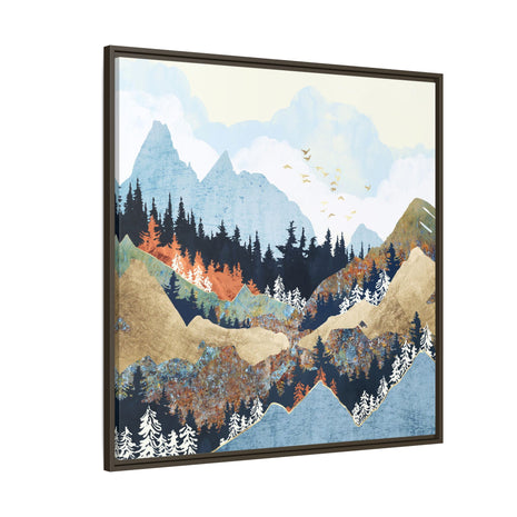 Spring Flight - Matte Canvas, Framed (Multi-color)