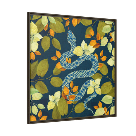 Autumn Serpent Garden - Matte Canvas, Framed (Multi-color)