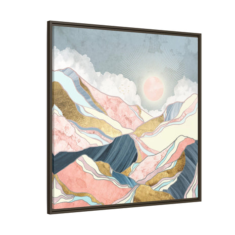 Spring Morning - Matte Canvas, Framed (Multi-color)