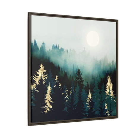 Forest Glow - Matte Canvas, Framed (Multi-color)