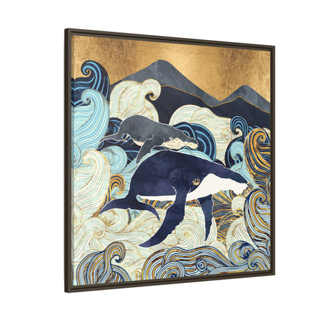 Bond IV - Matte Canvas, Framed (Multi-color)