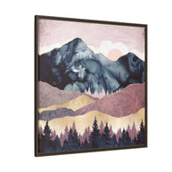 Mauve Vista - Matte Canvas, Framed (Multi-color)