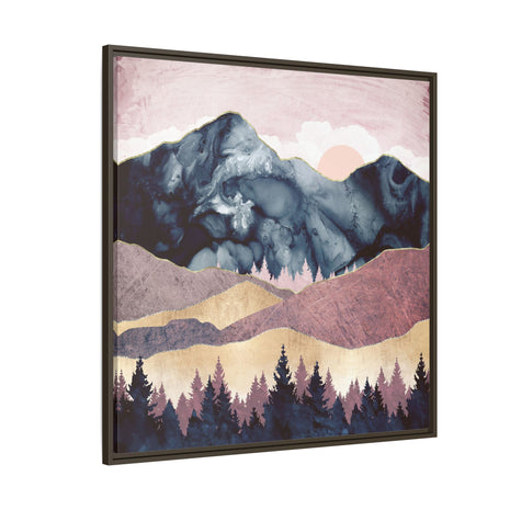 Mauve Vista - Matte Canvas, Framed (Multi-color)