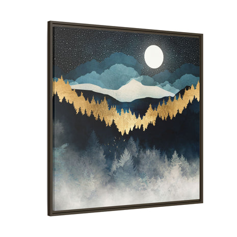Indigo Night - Matte Canvas, Framed (Multi-color)