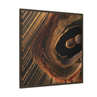 Tigers Eye Canyon - Matte Canvas, Framed (Multi-color)