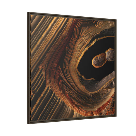 Tigers Eye Canyon - Matte Canvas, Framed (Multi-color)
