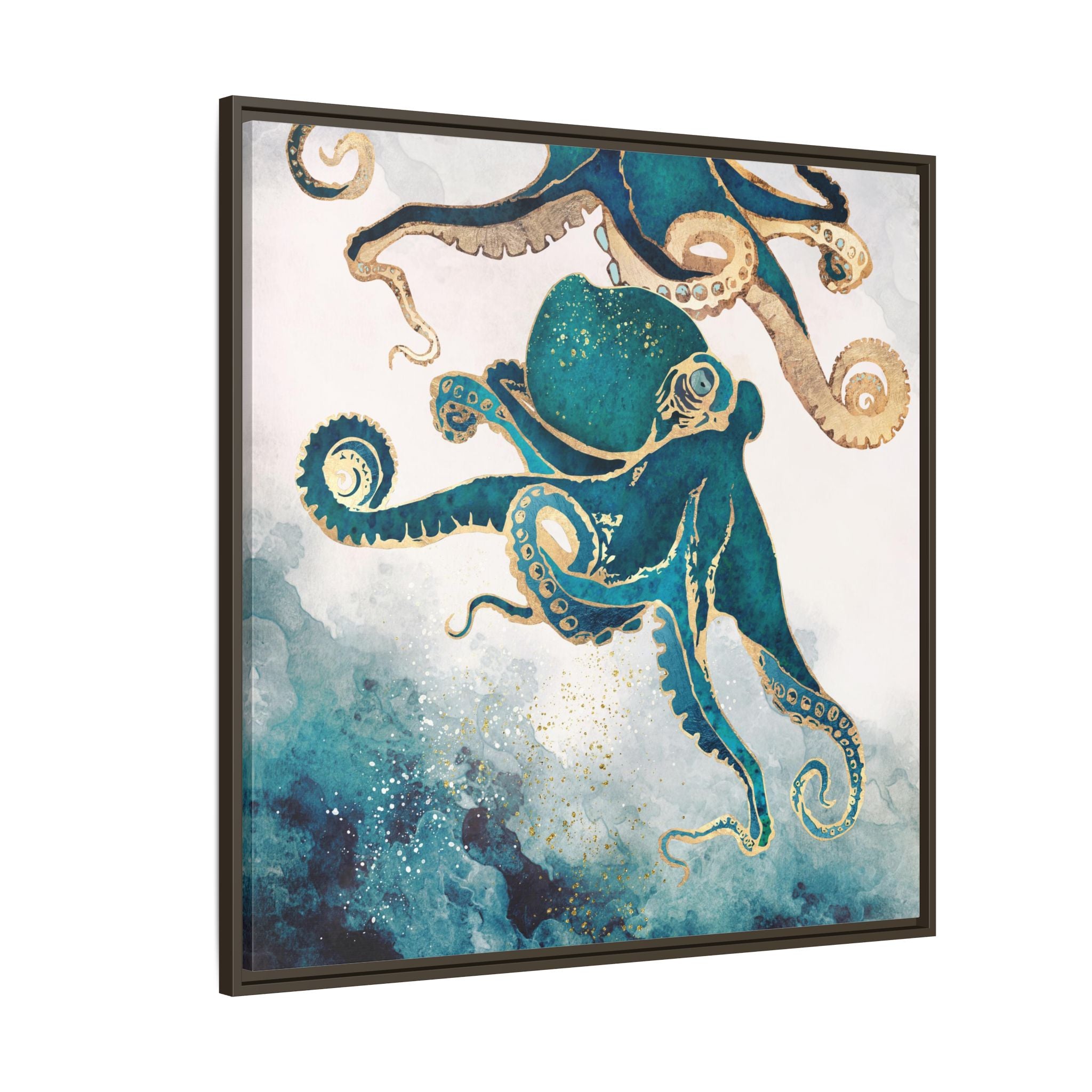 Underwater Dream V - Matte Canvas, Framed (Multi-color)