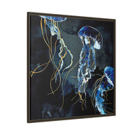 Metallic Ocean III - Matte Canvas, Framed (Multi-color)