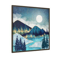 Morning Stars - Matte Canvas, Framed (Multi-color)