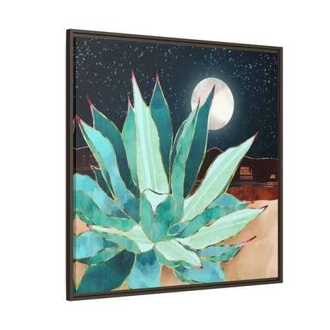 Desert Agave - Matte Canvas, Framed (Multi-color)