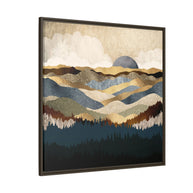 Golden Vista - Matte Canvas, Framed (Multi-color)