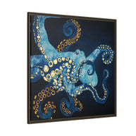 Metallic Octopus VII - Matte Canvas, Framed (Multi-color)