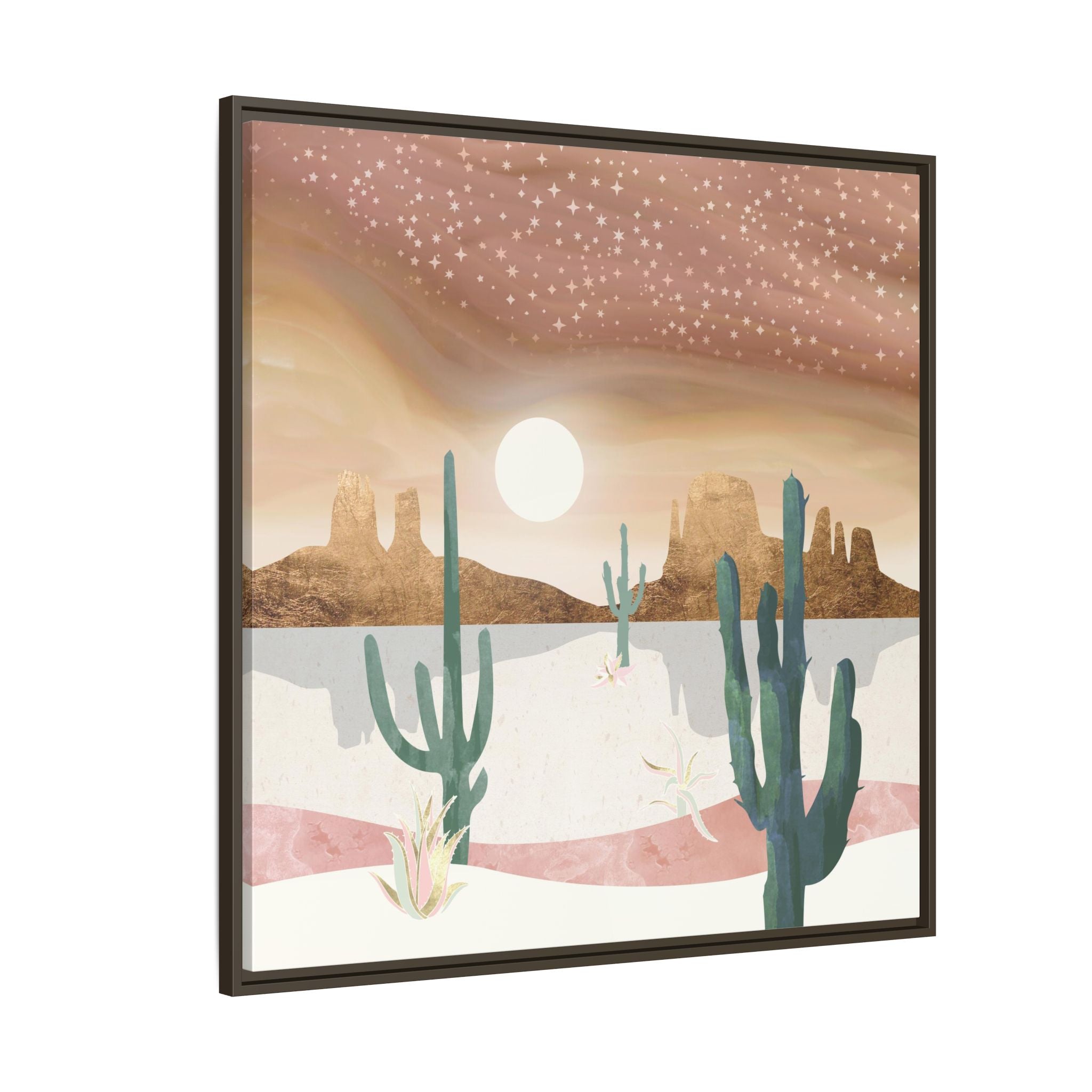 Honey Sky - Matte Canvas, Framed (Multi-color)
