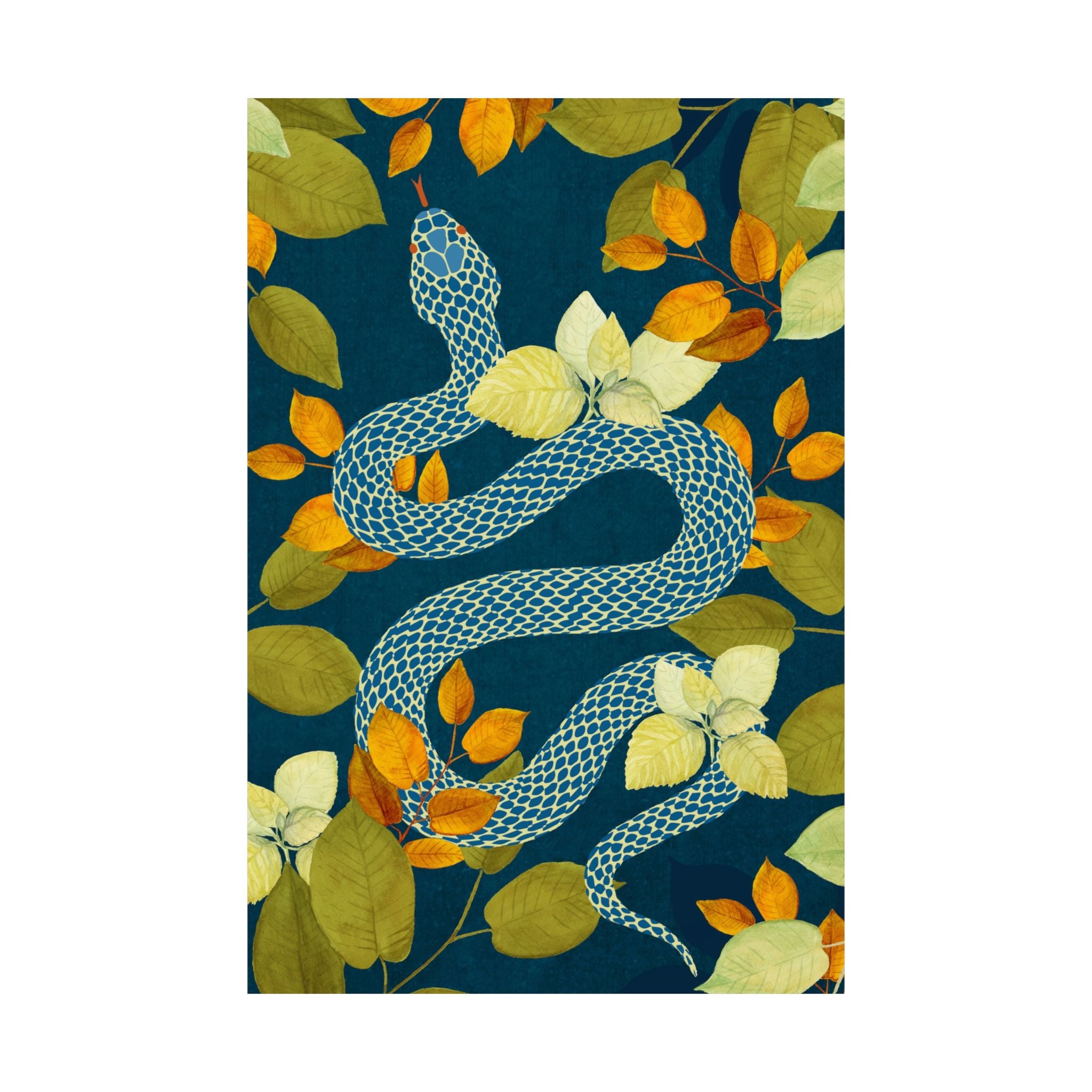 Autumn Serpent Garden - Poster Print - No Frame