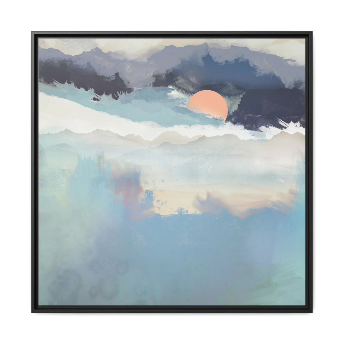 Mountain Dream - Matte Canvas, Framed (Multi-color)