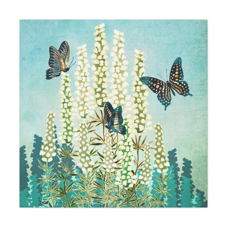 Butterfly Garden Matte Canvas, Stretched, No Frame