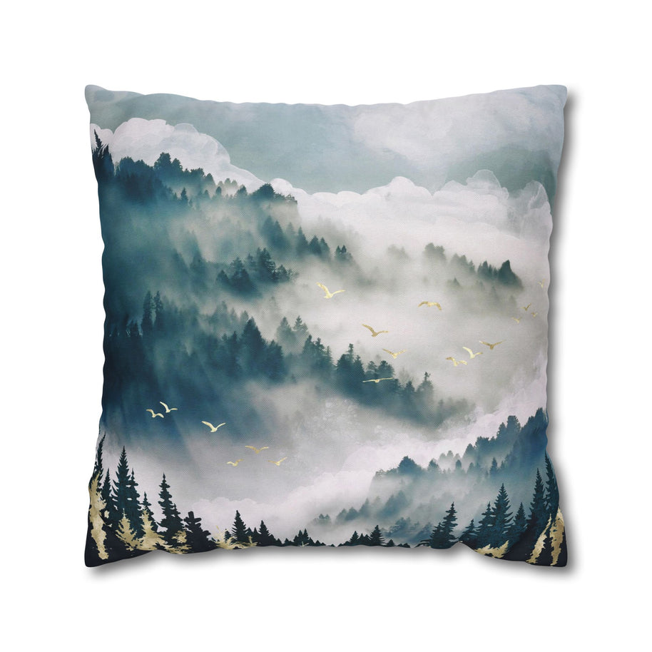 Misty Mountains - Decorative Pillow Cover