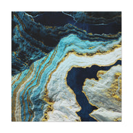 Aerial Ocean Abstract Matte Canvas, Stretched, No Frame