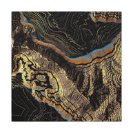 Golden Canyons Matte Canvas, Stretched, No Frame
