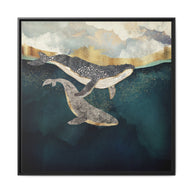 Bond II - Matte Canvas, Framed (Multi-color)