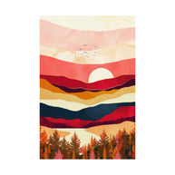 Scarlet Spring - Poster Print - No Frame