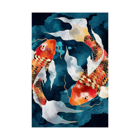 Metallic Koi II - Poster Print - No Frame