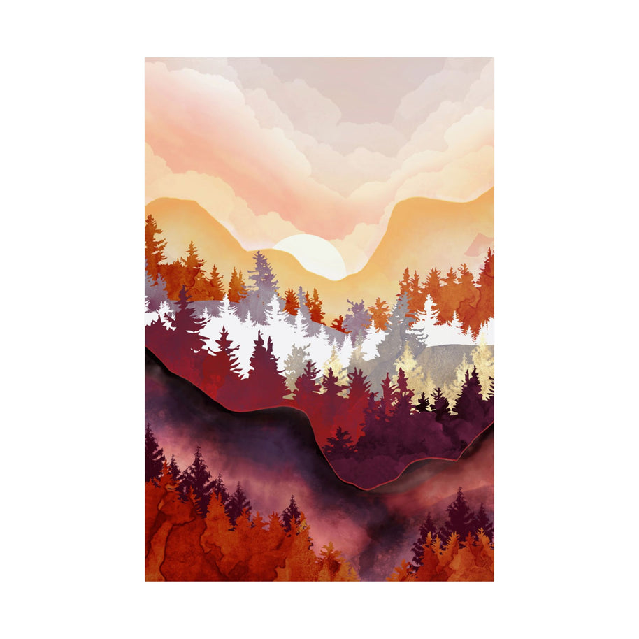 Amber Forest - Poster Print - No Frame