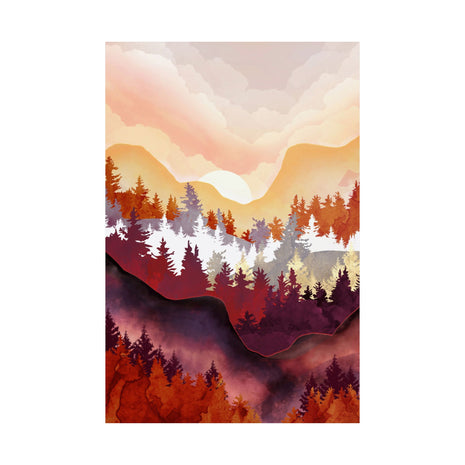 Amber Forest - Poster Print - No Frame