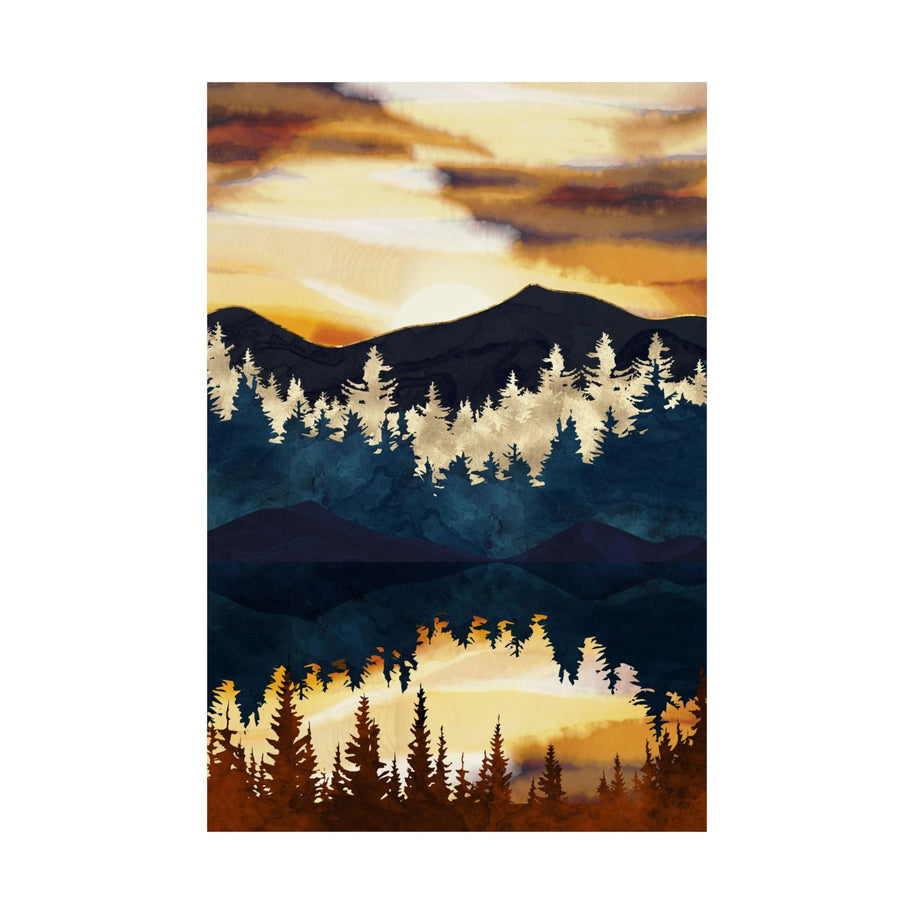 Fall Sunset - Poster Print - No Frame