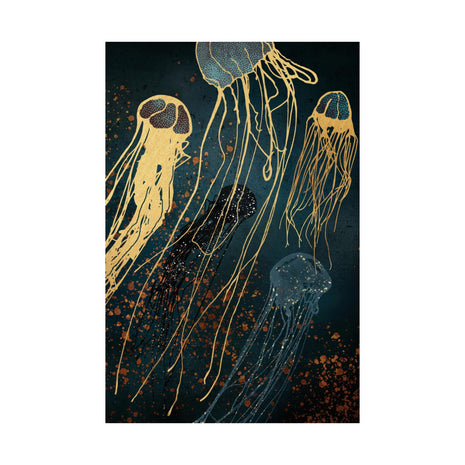 Metallic Jellyfish - Poster Print - No Frame