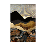 Copper and Gold Mountains - Poster Print - No Frame