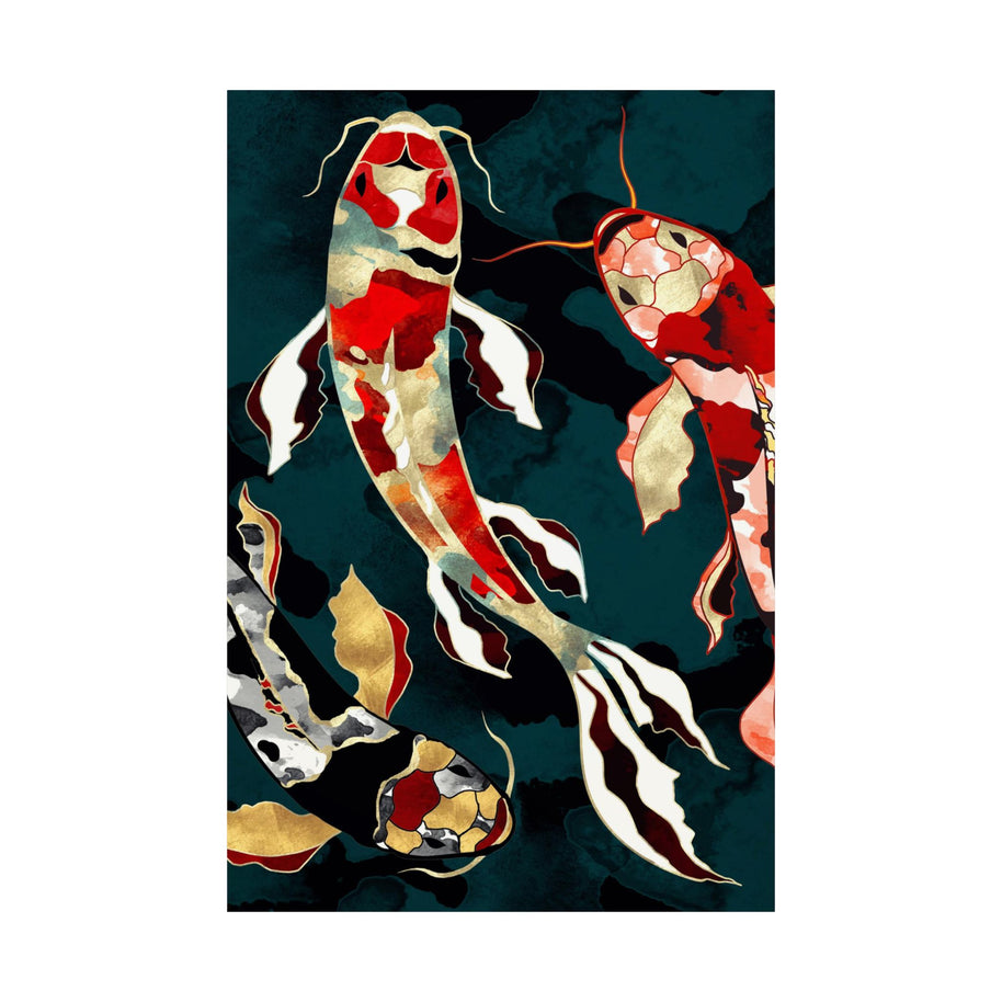 Metallic Koi - Poster Print - No Frame